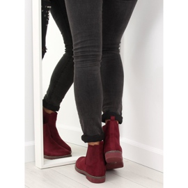 Botas femininas Jodhpur, bordô 491 vermelhas vermelho 1