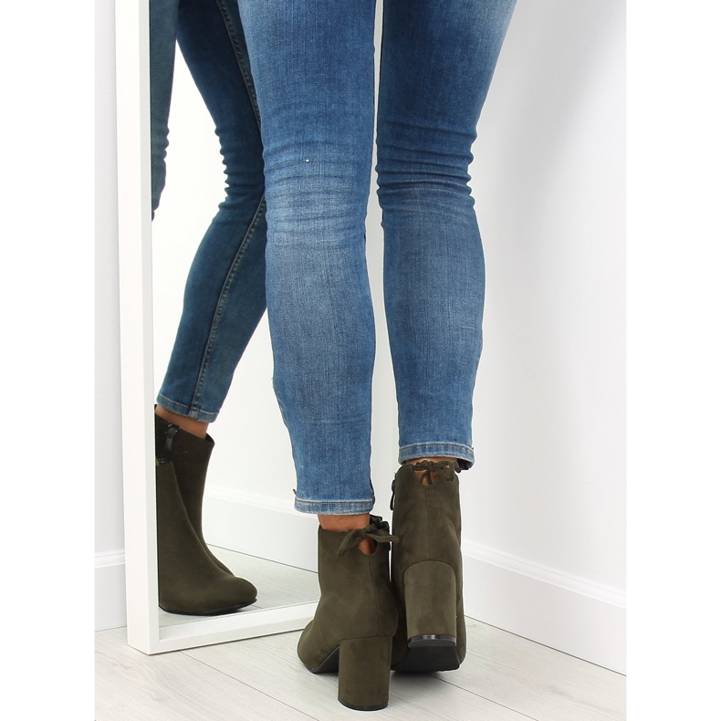 Botas verdes de salto alto 7357-GA Verde 2