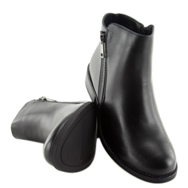 Botas pretas Chelsea para mulheres 7352-PA pretas preto 1