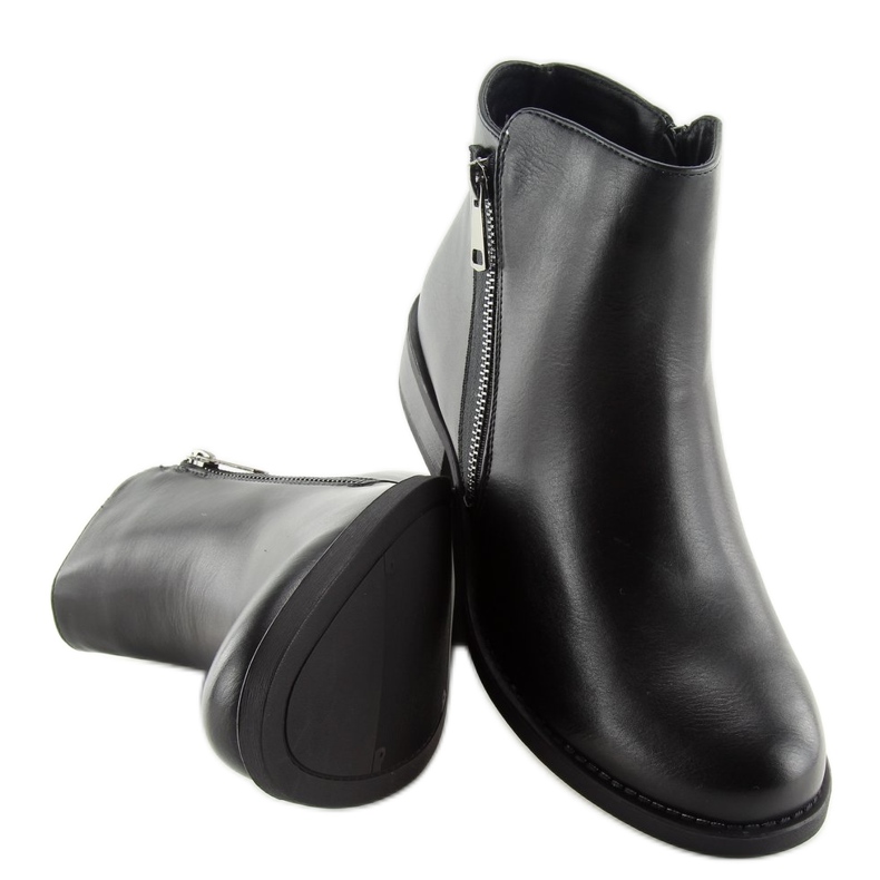 Botas pretas Chelsea para mulheres 7352-PA pretas preto 1