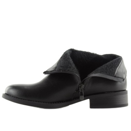 Botas pretas Chelsea para mulheres 7352-PA pretas preto 2