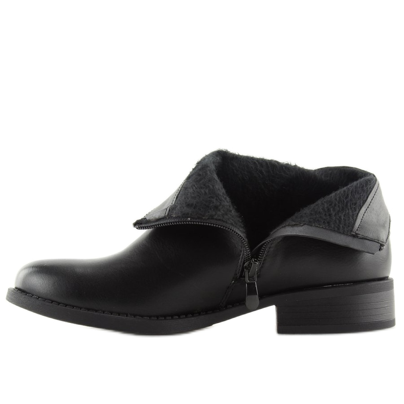 Botas pretas Chelsea para mulheres 7352-PA pretas preto 2