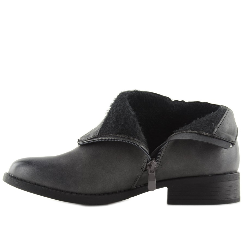 Botas cinza Chelsea para mulheres 7352-PA cinza 2