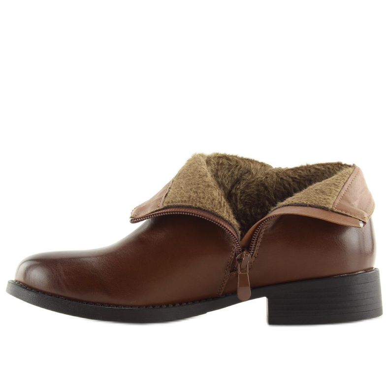 Botas marrons Chelsea para mulheres 7352-PA Camel castanho 2 Botas marrons Chelsea para mulheres 7352-PA Camel castanho 2