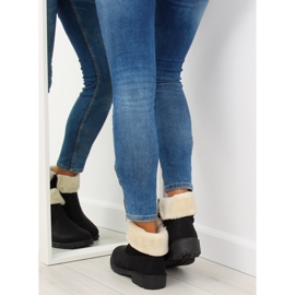 Botas pretas ZY9210 pretas com isolamento espesso preto 2