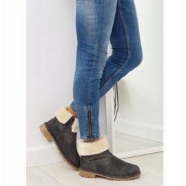 Botas cinza ZY9210 cinza com isolamento espesso 1 Botas cinza ZY9210 cinza com isolamento espesso 1