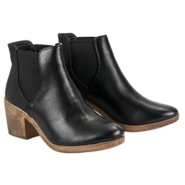 Botas pretas de salto alto preto 1