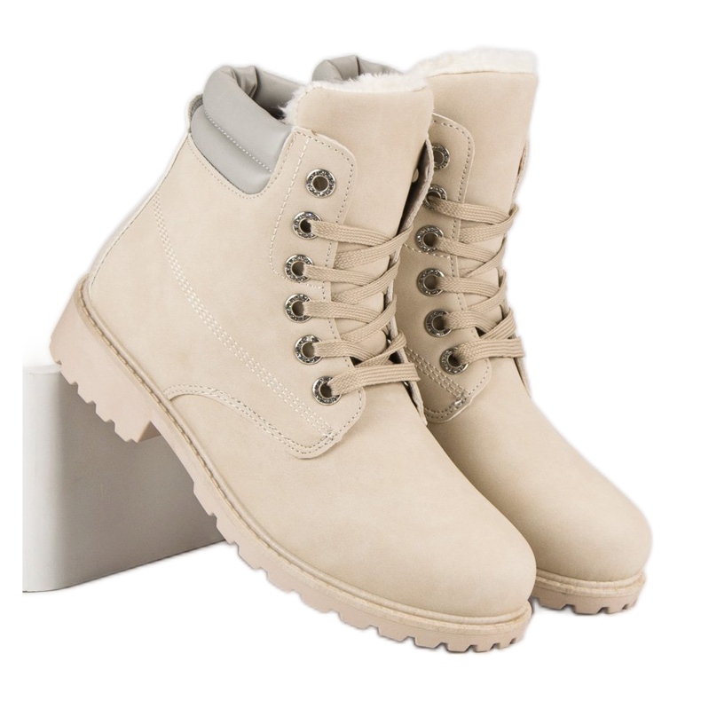 Bestelle Botas quentes bege 1