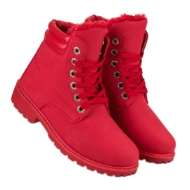 Bestelle Red Warm Trappers vermelho 1