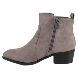 Nio Nio Botas Cinzentas Com Cristais cinza 1