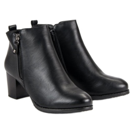 J. Star Botas elegantes clássicas preto 1