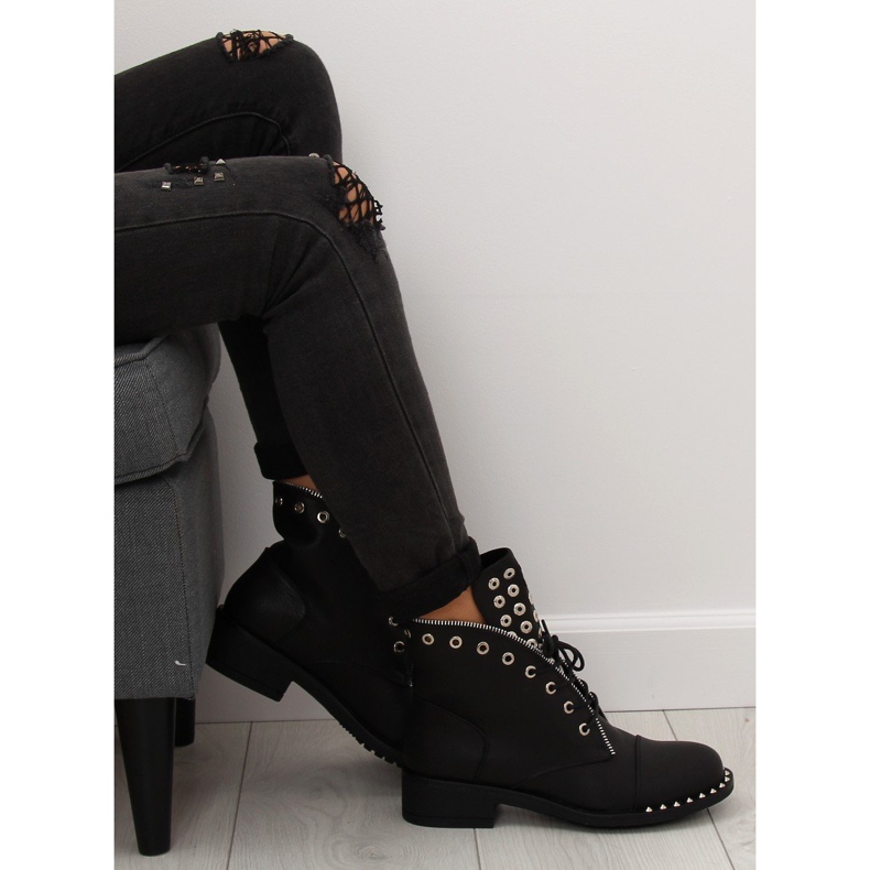 Trabalhadores com tachas pretas BH132-KB pretas preto 2