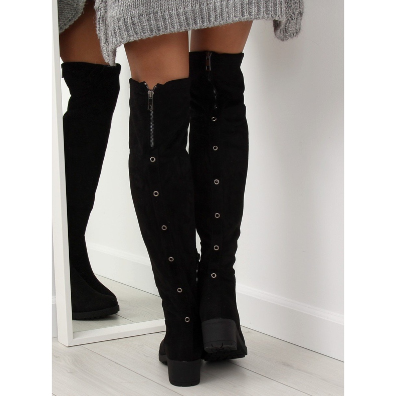 Botas acima do joelho pretas 0-207 pretas preto 2