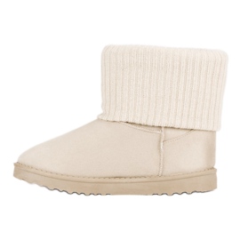 Botas de camurça para neve marrom 1