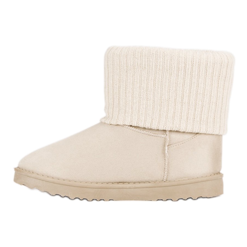 Botas de camurça para neve marrom 1