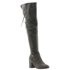 Botas de salto cinza Grey Big Star 274519 1