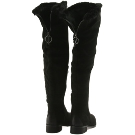 M.Daszyński Botas com lata preta 1602 preto 2