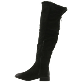 M.Daszyński Botas com lata preta 1602 preto 1