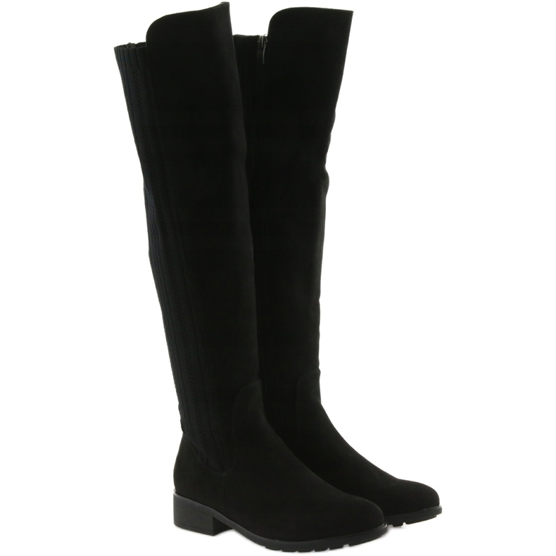 Botas pretas com meia Filippo preto 3