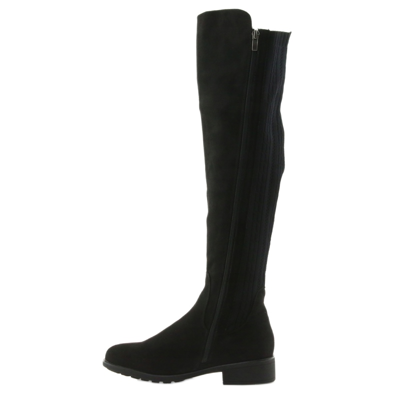 Botas pretas com meia Filippo preto 1
