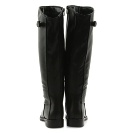 M.Daszyński Oficial de botas Daszyński SA131 preto 3