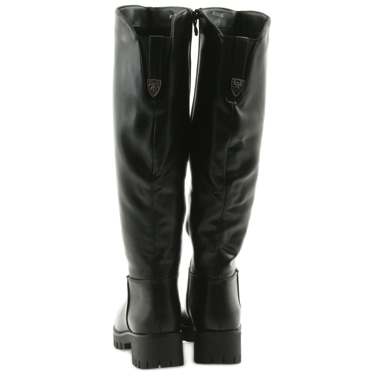 M.Daszyński Botas com fundo grosso Daszyński MR1813 preto 3