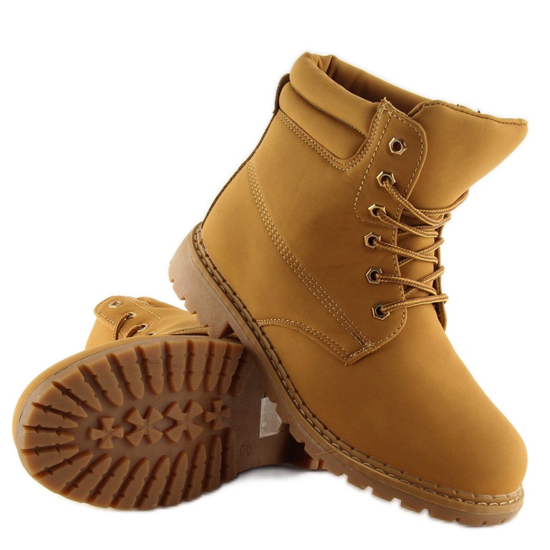 Botas de madeira, camelo BB2021-KB Camel marrom 1