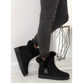 Botas de neve pretas quentes MZ-75 pretas preto 2