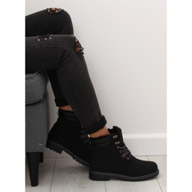 Botas de madeira isoladas pretas BB2022-KB pretas preto 1