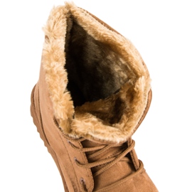 Forever Folie Botas de camurça quente marrom 1