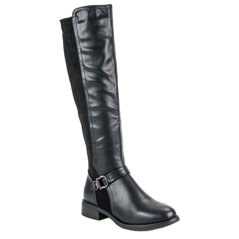 Super Mode Botas de montaria elegantes preto 1