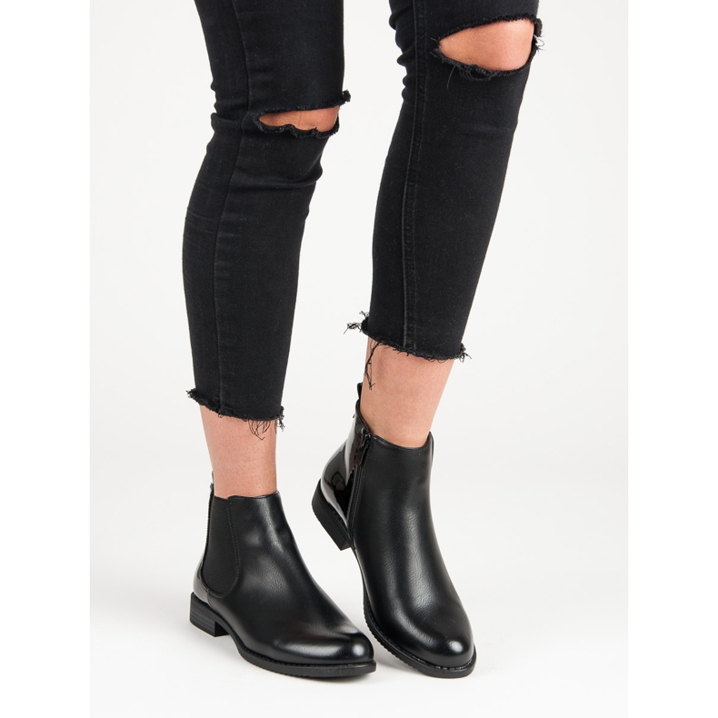 J. Star Botas clássicas do Chelsea preto 1