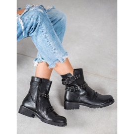 J. Star Botas de rock elegantes preto 1