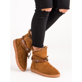 Mukluki Decorado castanho 2