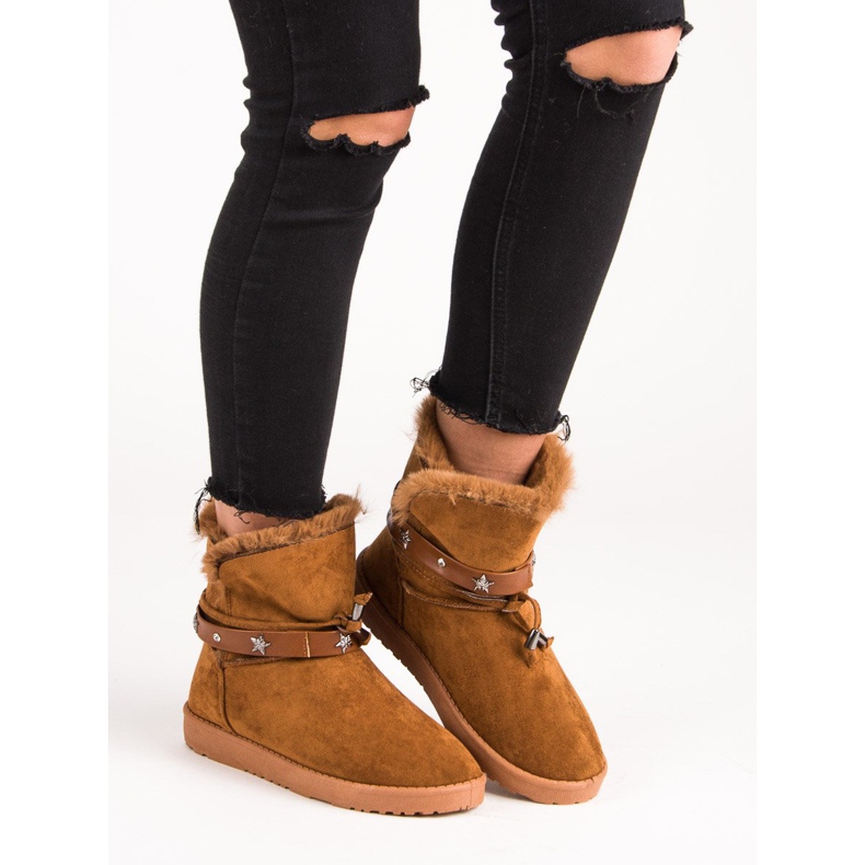 Mukluki Decorado castanho 1