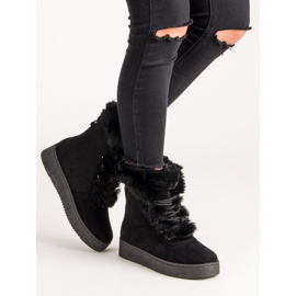 Botas quentes de inverno preto 2