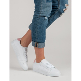 Calçados Esportivos Brancos rosa 1