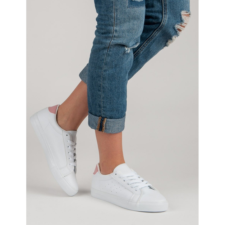 Calçados Esportivos Brancos rosa 1