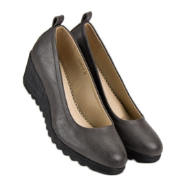 J. Star Bombas de cunha cinza 2