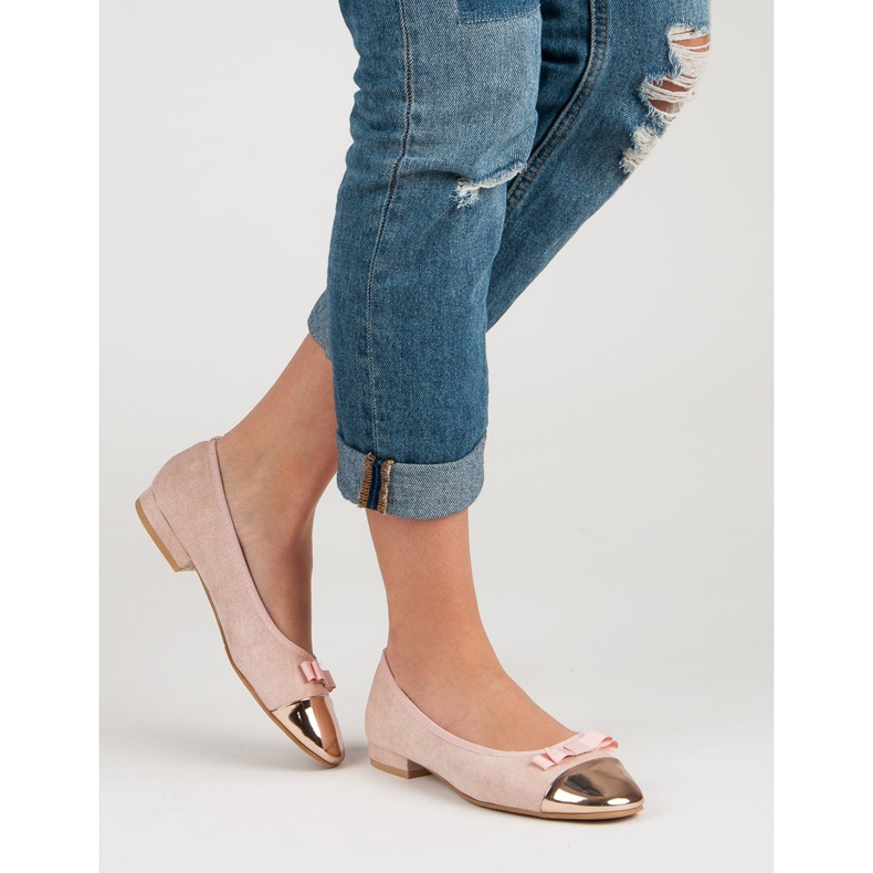 Comer Bailarinas rosa amarelo 2