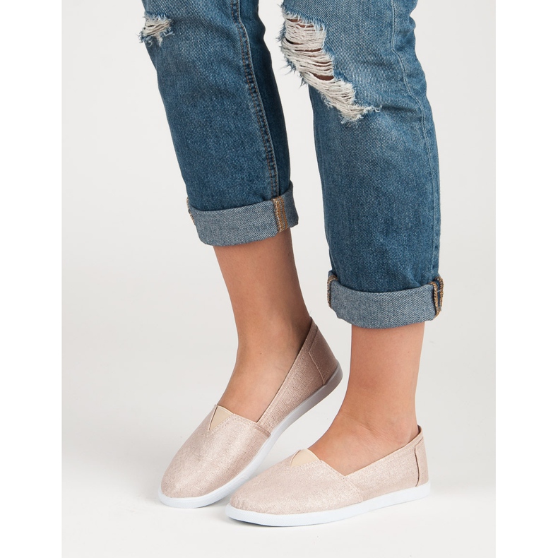 Comer Slipons confortáveis castanho amarelo 2