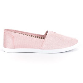 Comer Slipons confortáveis rosa 1