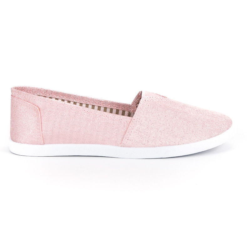 Comer Slipons confortáveis rosa 1