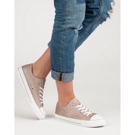 Tênis brilhantes amarelo 1