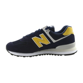 New Balance PIGMENTO ML574SMB COM LATÃO amarelo azul marinho 2