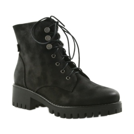 Botas de madeira com isolamento preto Filippo 466 1