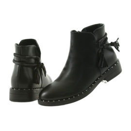 Botas pretas com franjas Filippo pretas 461 preto 5