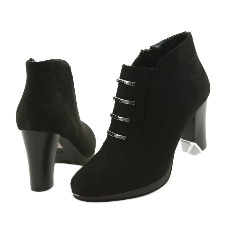 M.Daszyński Botas de camurça Daszyński no poste preto 4