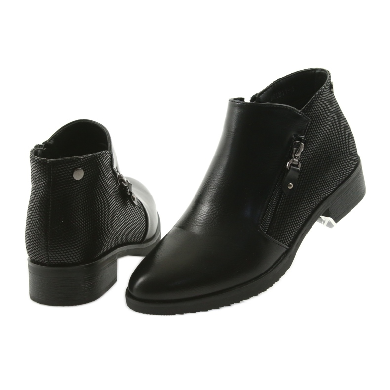 M.Daszyński Botas Jodhpur pretas curtas preto 5 M.Daszyński Botas Jodhpur pretas curtas preto 5