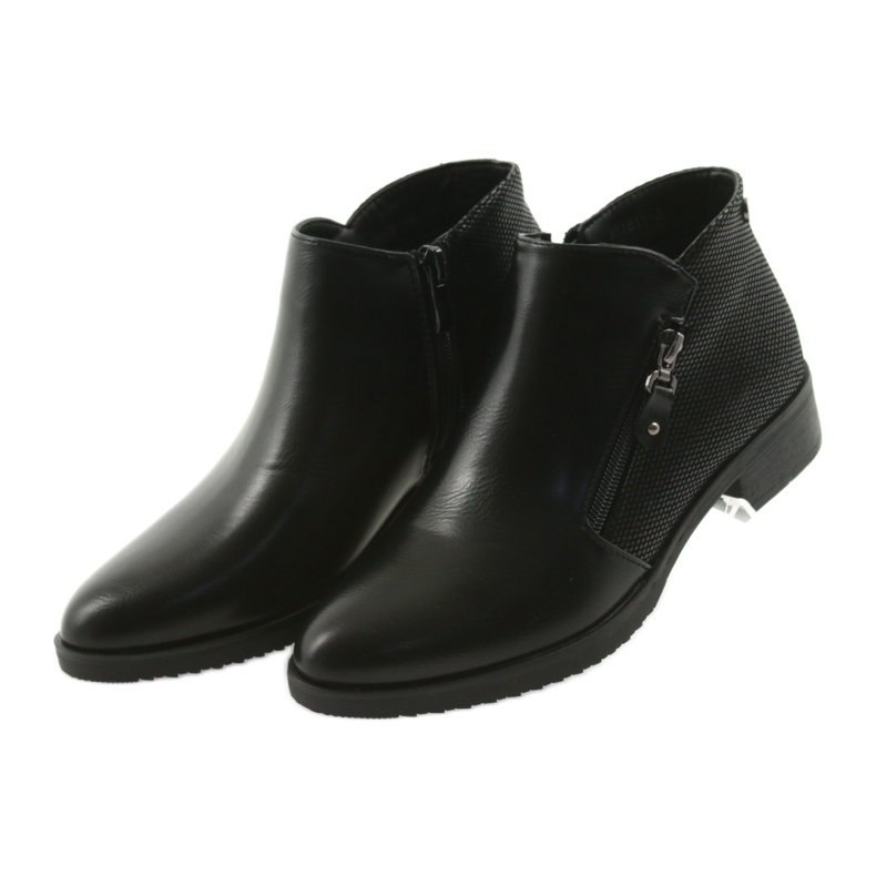 M.Daszyński Botas Jodhpur pretas curtas preto 4 M.Daszyński Botas Jodhpur pretas curtas preto 4